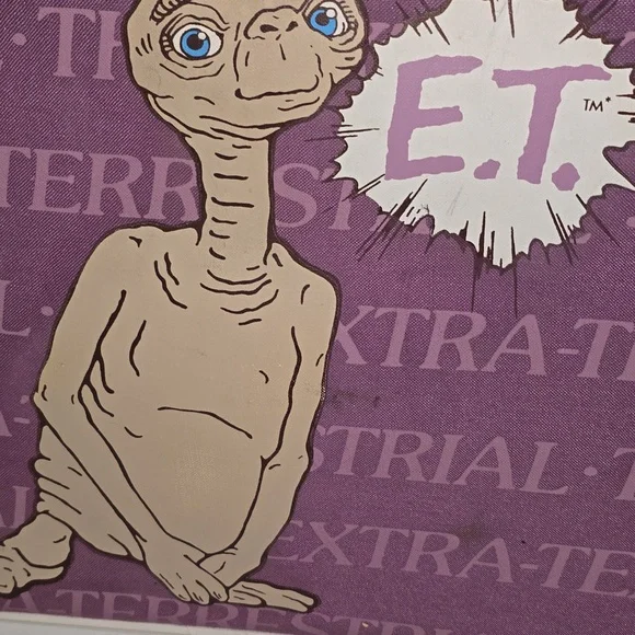 Vintage Purple E.T. Extra-Terrestrial Suitcase - Picture 4 of 14